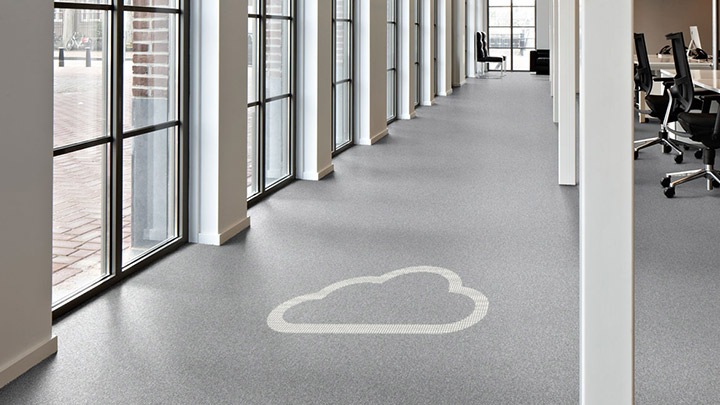 Philips Lighting’s Luminous flooring connect to your building management system with cloud-based management