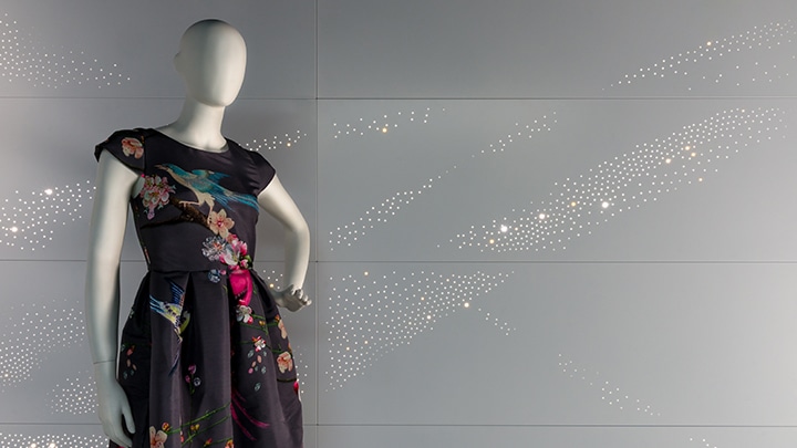 Philips Lighting’s Luminous patterns offer many design lighting options including this brilliant graphic light effect